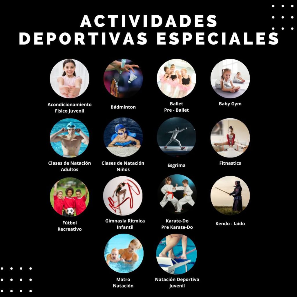 Actividades Deportivas Mensuales – Socios – Club Providencia